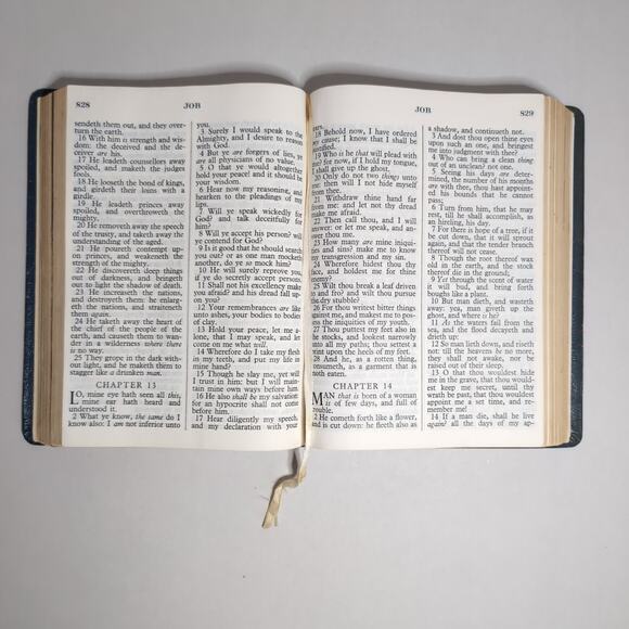 Crusade Holy Bible Giant Print KJV Red Letter Edition 1973 Not Inscribed - Picture 9 of 15